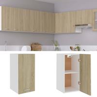 vidaXL Hangkast 29,5x31x60 cm bewerkt hout sonoma eikenkleurig