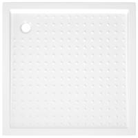 vidaXL Douchebak met noppen 80x80x4 cm ABS wit