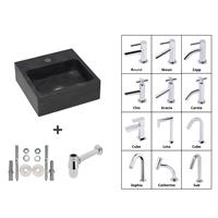Mueller Cube natuurstenen fonteinset compleet