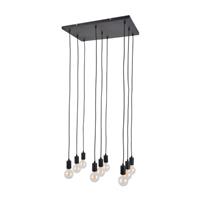 Praxis Corep hanglamp Aksel zwart 9xE27
