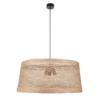 Praxis Corep hanglamp Nude XXL gevlochten draad 3xE27