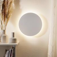 Escale Blade LED wandlamp, mat wit, Ø 34 cm