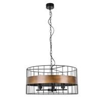Praxis Corep hanglamp Raw XXL zwart 3xE27