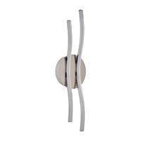 Praxis Corep wandlamp LED Gary grijs 2x20W