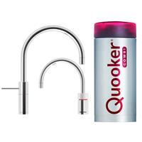 Quooker Nordic Round Twintaps met Combi Boiler RVS 