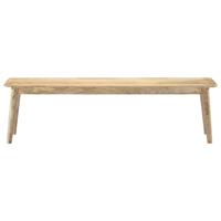 Bankje 160 Cm Massief Mangohout
