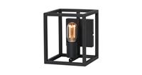 Freelight Esteso Wandlamp stalen frame 1 lichts zwart - Industrieel - 2 jaar garantie