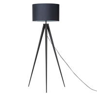 Beliani Staande lamp zwart STILETTO