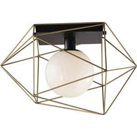 ECO-Light I-ABRAXAS-PL1 ORO ABRAXAS Deckenleuchte E27 60W Gold, Schwarz