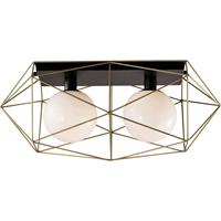 ECO-Light I-ABRAXAS-PL2 ORO ABRAXAS Deckenleuchte E27 120W Gold, Schwarz