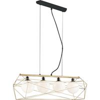 ECO-Light ABRAXAS I-ABRAXAS-S4 ORO Pendellamp E27 240 W Goud, Zwart