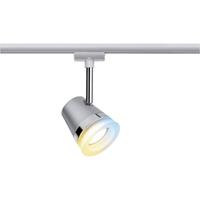 paulmann URail Spot Cone Zigbee LED-Pendelleuchte URail GU10 5W Chrom (matt), Chrom