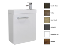 Sanicare Q40 toiletmeubel met spiegel 40 cm belluno