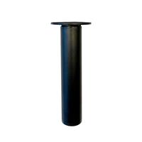Furniture Legs Europe Ronde verstelbare zwarte meubelpoot 15,5 cm