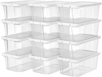 Transparante Opbergbox/ Schoenenbox - 12 dozen - Kunststof