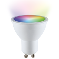 V-TAC GU10 SMART LED RGBWW Wifi 5 Watt 400lm 110° Dimbaar