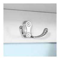 SOBUY Wandgarderobe,Hängeregal,Bücherregal, Wandschrank,mit 4 Haken,FRG48-W - 