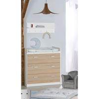 Roba Wickelkommode mit 3 Schubladen Gabriella weiß/beige
