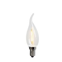 LUEDD Set van 5 E14 LED filament kaarslampen BXS35 1W 100LM 2200K