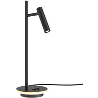 Maytoni Estudo LED tafellamp, zwart Hoogte 45,5 cm metaal