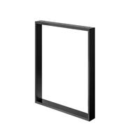 Furniture Legs Europe Zwarte U bureaupoot 72 x 60 cm (koker 8 x 2)