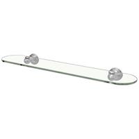 Haceka planchet Amure veiligheidsglas RVS look geborsteld 60cm