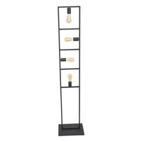 Mexlite Vloerlamp Mexlite Racky 2982zw Zwart