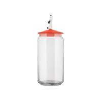 Alessi Lula Voorraadpot rood/oranje