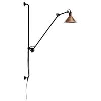 DCW éditions DCW Editions Lampe Gras N214 Wandlamp - Ruw koper