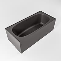 Mondiaz Freeze vrijstaand bad 180x85cm - Dark grey / Dark grey