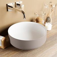 Mondiaz Coss Solid Surface waskom 36cm smoke / talc