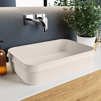 Mondiaz Arvo Solid Surface waskom 55x38cm linen