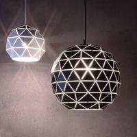 Deko-Light Hanglamp Asterope, Ø 40 cm rond, zwart