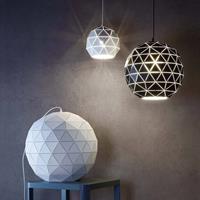 Deko-Light Hanglamp Asterope, Ø 50 cm rond, wit