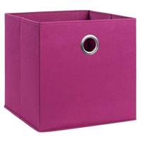 Opbergbox Paris - paars - 31x31x31 cm