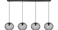 ETH hanglamp Wire 2.0 4L balk - zwart