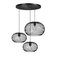 ETH hanglamp Wire 2.0 trio rond - zwart