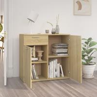 vidaxl Sideboard Spanplatte Sonoma-Eiche 80x36x75 cm