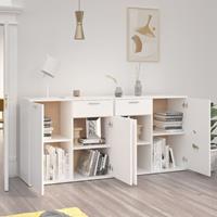 vidaXL Dressoir 160x36x75 cm spaanplaat wit