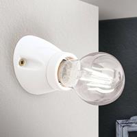 Orion Wandlamp Frost van keramiek, wit