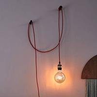 Paulmann Neordic Eldar hanglamp met stekker rood