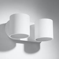 EULUNA Wandlamp Mirza up/down 2-lamps in wit