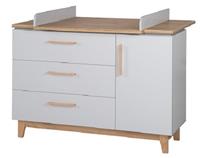 Roba commode Caro junior 134,5 x 76 cm hout grijs