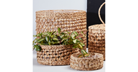 D&M Deco D&M SWAY rieten mand - set van 2