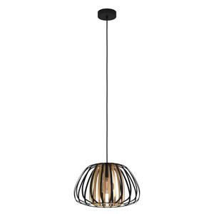 EGLO hanglamp Encinitos 1XE27 zwart 375mm