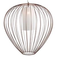 Karman Cell - kooi-hanglamp, Ø84cm, brons