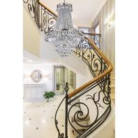 Searchlight Kristal-kroonluchter Versailles chroom 55 cm