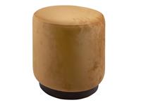 Leitmotiv Pouf medium poef (Kleur: oker)