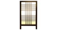 Fine Asianliving Japanese Lamp Shoji Black Ishikari W15xD15xH25cm