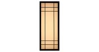 Fine Asianliving Japanese Wall Lamp Shoji Black Noshiro W12xD20xH50cm